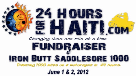 24 Hours for Haiti and Ironbutt Saddle Sore 1000 raise $10k for Haiti